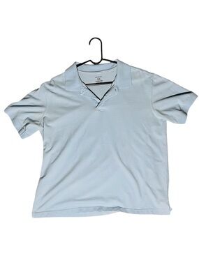 George Light Blue Short-Sleeve Henley
